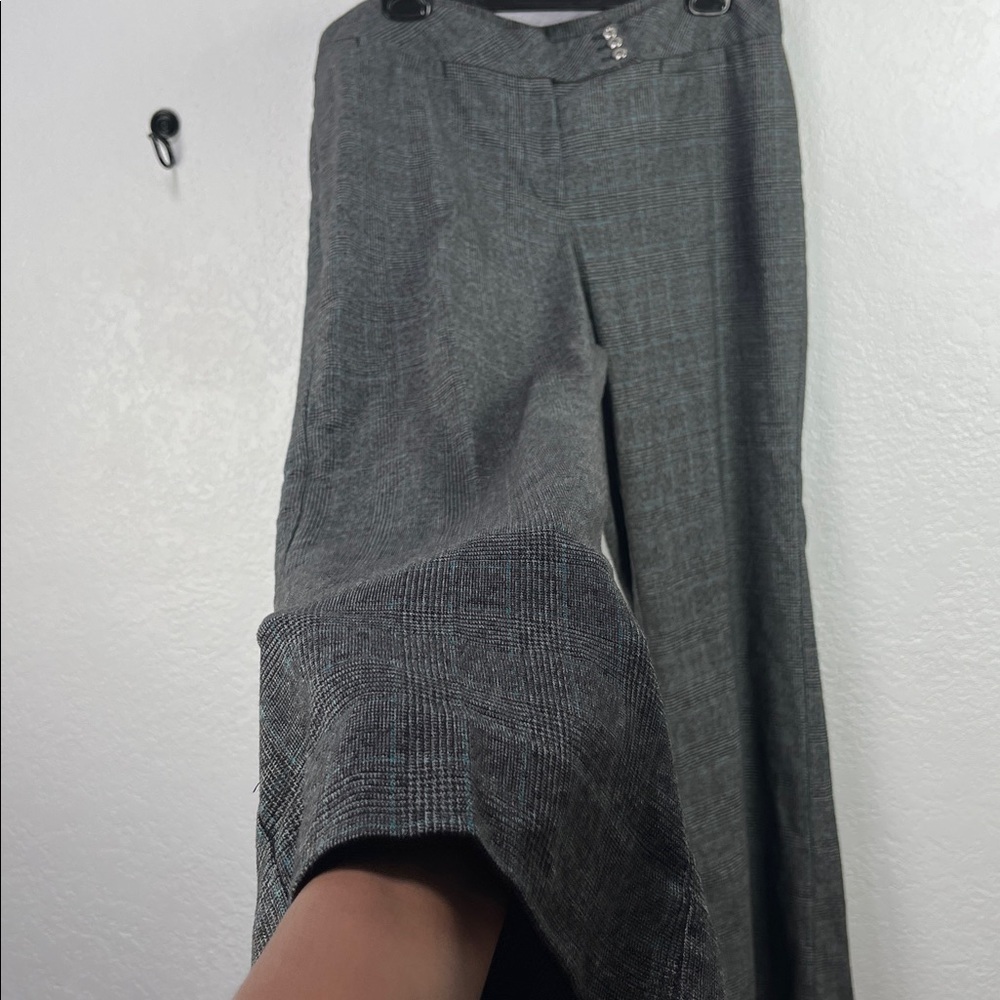 White House Black Market Women's Charcoal Dress Pants Sz 14 Business Office Wear - Picture 5 of 7